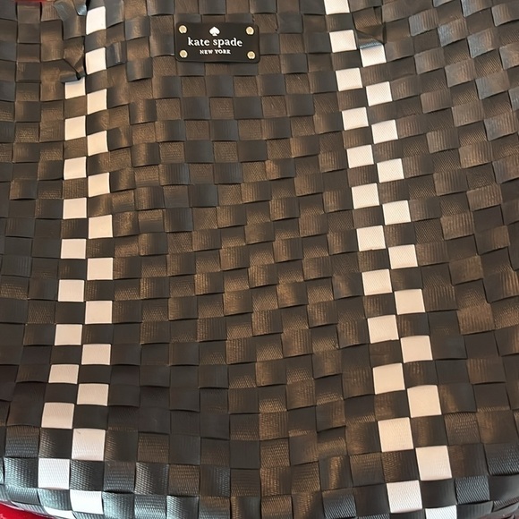 Kate Spade Woven Black And White Tote Bag NWOT - Picture 4 of 6
